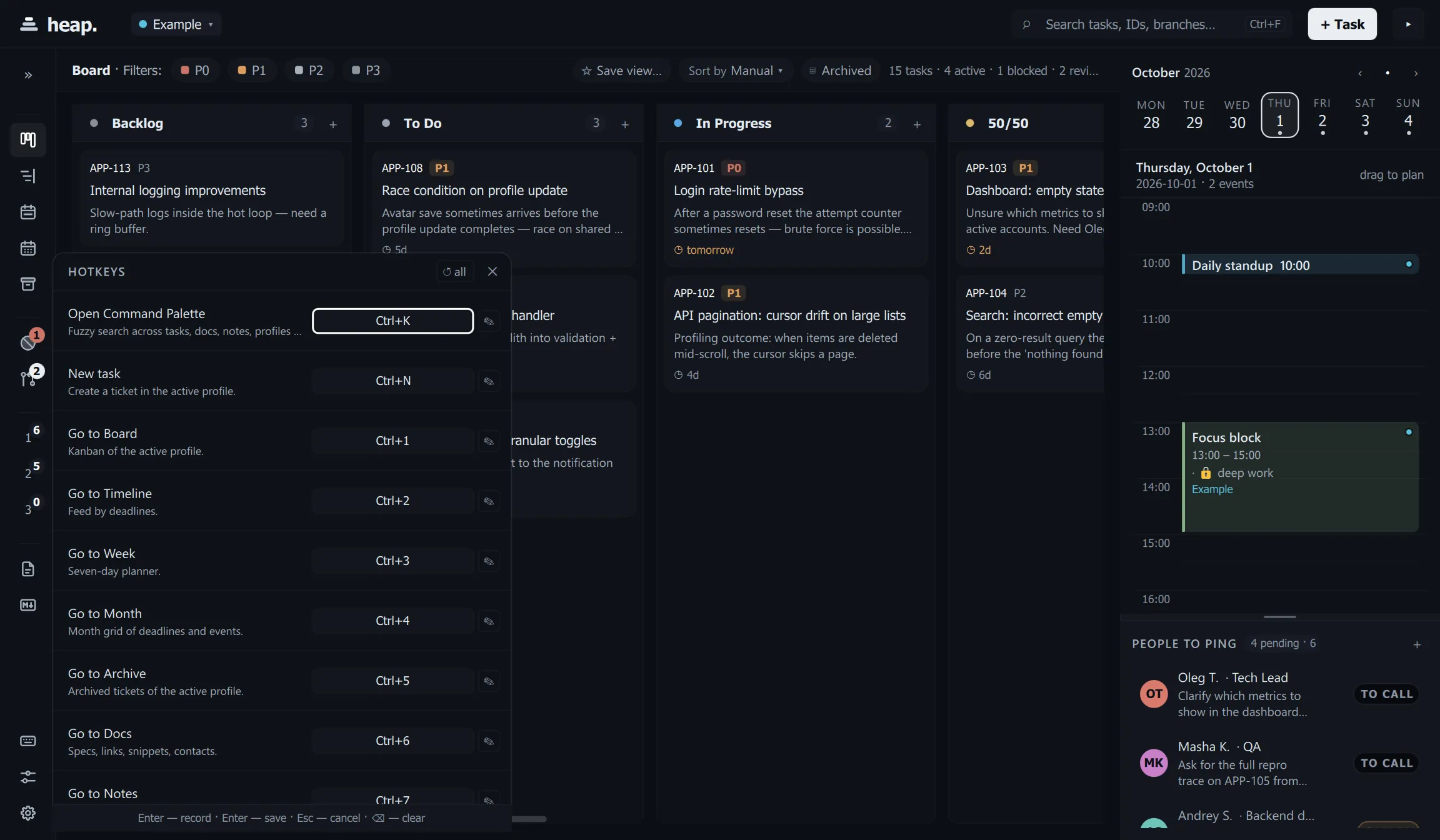 Hotkeys & tweaks
