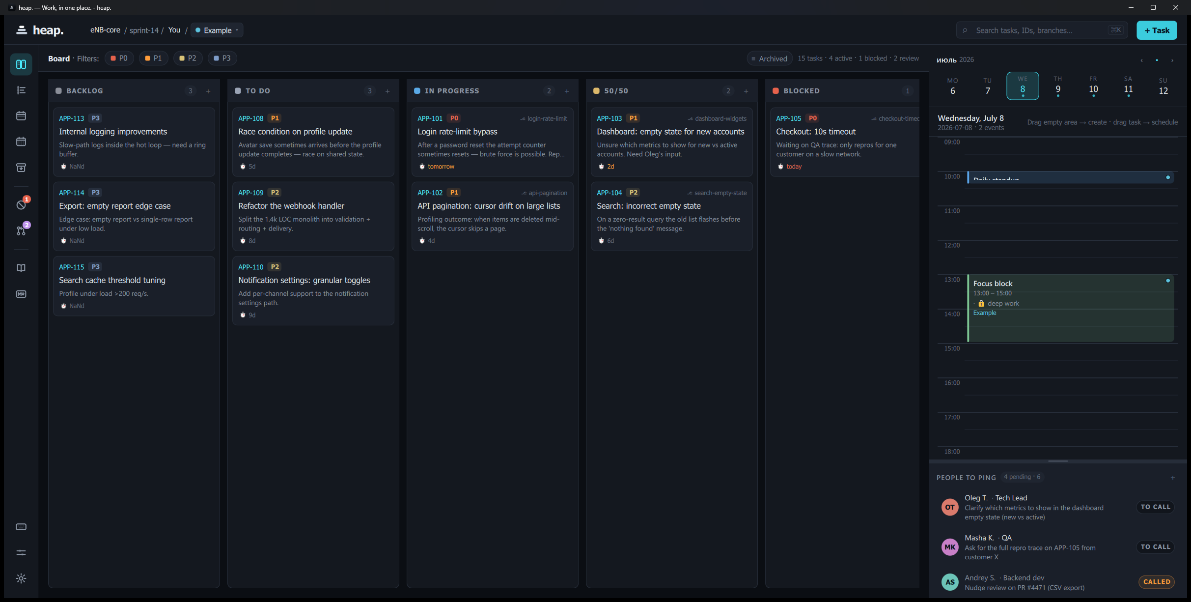 heap. board